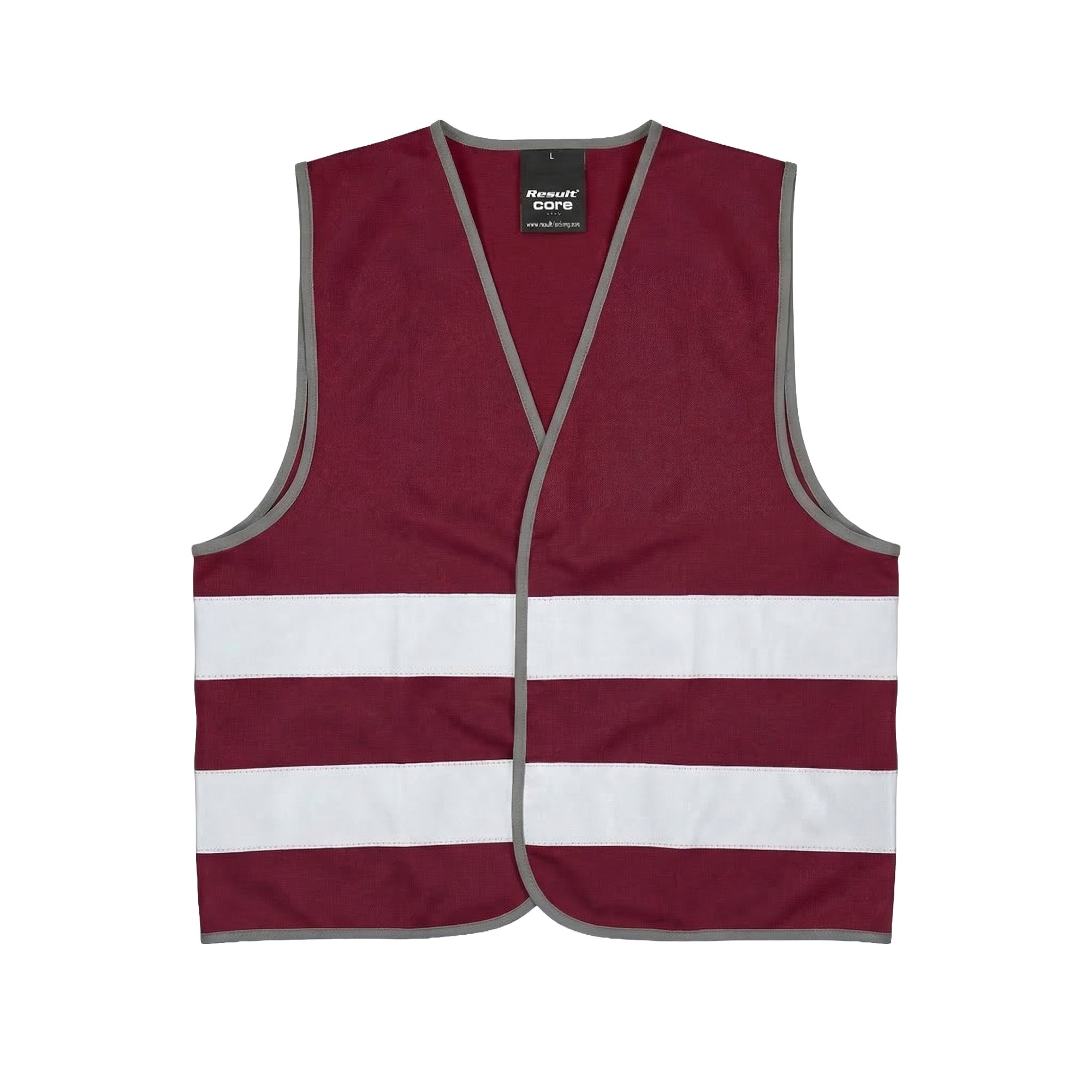 Odblaskowa kamizelka dziecięca z własnym nadrukiem (rozpinana)