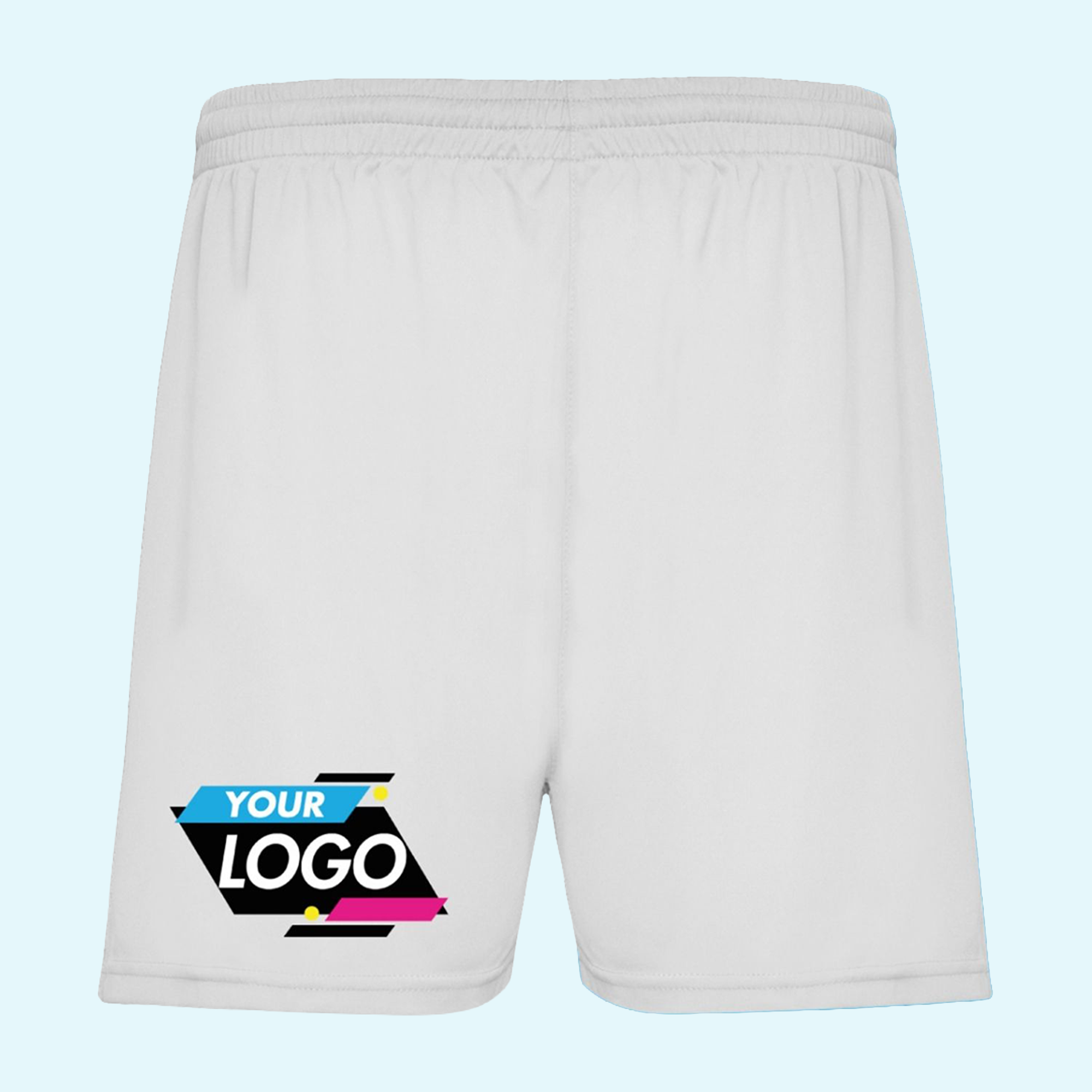 Krótkie spodenki sportowe z własnym nadrukiem