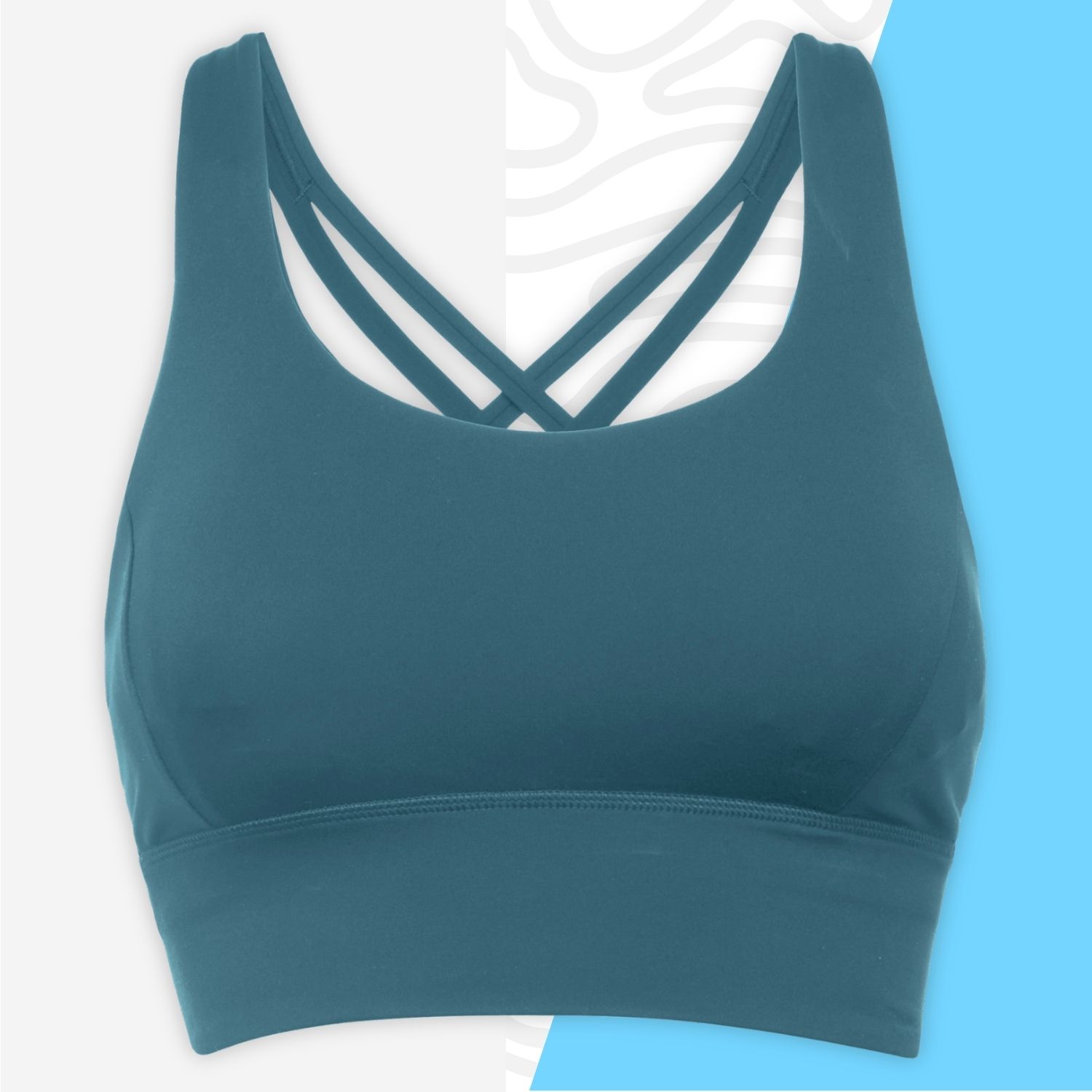 Sportowy biustonosz z własnym nadrukiem