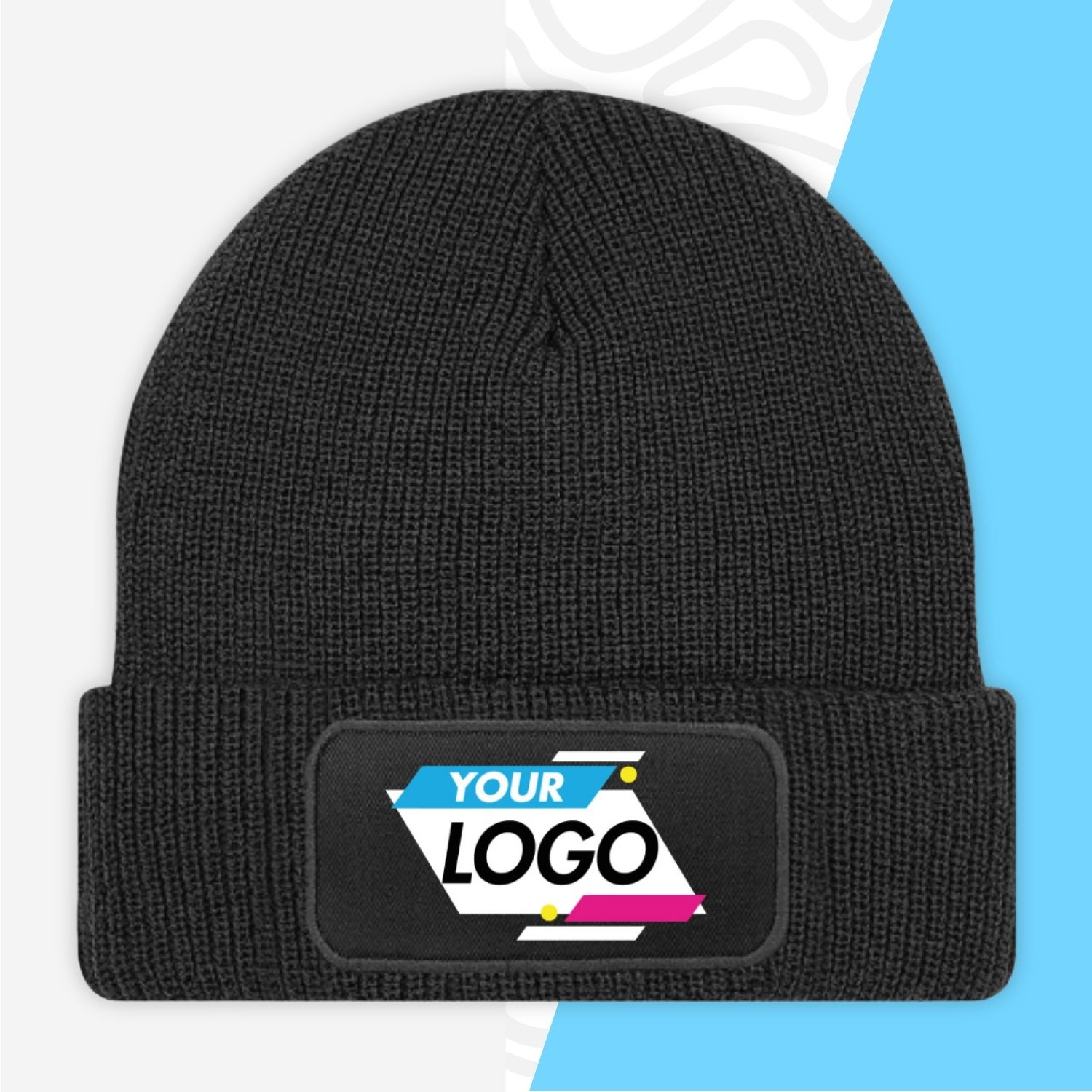 Czapka typu BEANIE z własnym nadrukiem