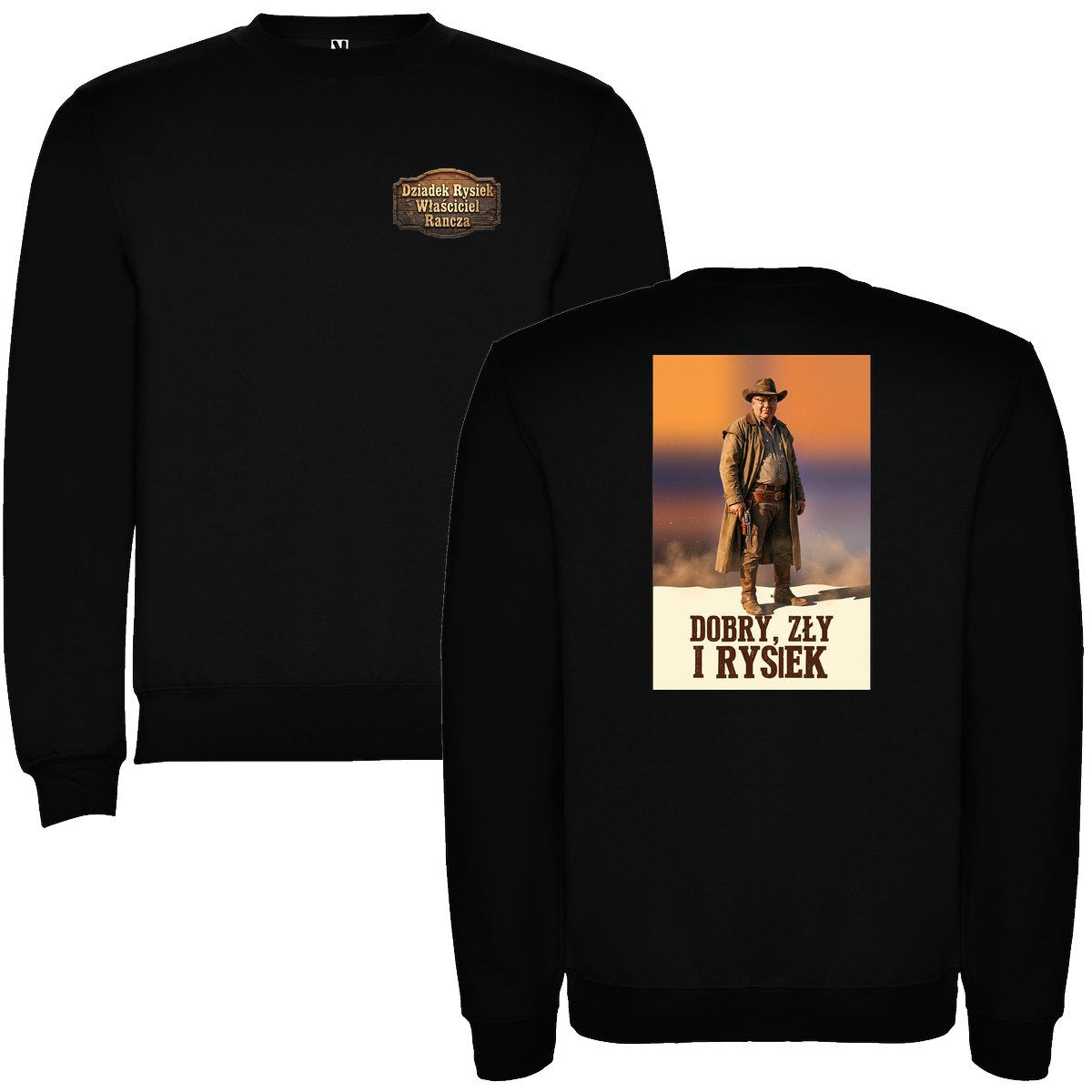 Bluza bez kaptura z własnym nadrukiem